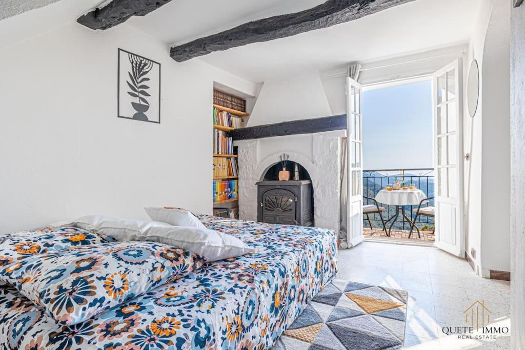 Havre De Paix Et Vue Exceptionnelle Proche Monaco Villa Peille Ngoại thất bức ảnh